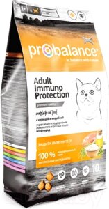 Сухой корм для кошек ProBalance Immuno с курицей и индейкой