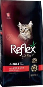Сухой корм для кошек Reflex Plus с ягненком и рисом