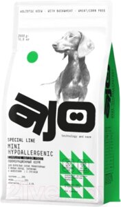 Сухой корм для собак AJO Mini Hypoallergenic Для взр. собак со склонностью к аллергии