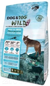 Сухой корм для собак Gheda Petfood Dog&Dog Wild Regional Ocean с океанической рыбой и лососем