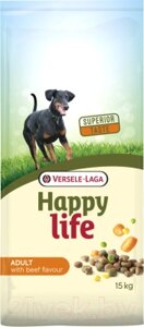 Сухой корм для собак Happy Life Для взрослых собак, говядина / 431104