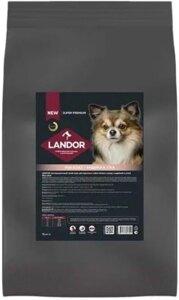 Сухой корм для собак Landor Взрослых собак мелких пород c индейкой и уткой / L1032