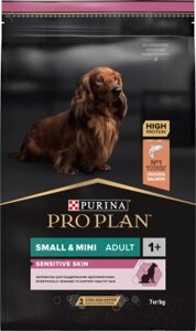 Сухой корм для собак Pro Plan Adult OptiDerma Small & Mini с лососем и рисом