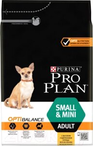 Сухой корм для собак Pro Plan Adult Small & Mini Opti Health с курицей