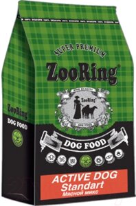 Сухой корм для собак ZooRing Active Dog Standart Мясной микс и рис 425310