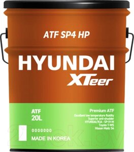 Трансмиссионное масло Hyundai XTeer ATF SP4 HP / 1121014