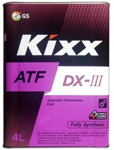 Трансмиссионное масло Kixx ATF Dexron III / L250944TE1