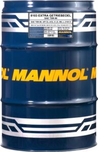 Трансмиссионное масло Mannol Extra 75W90 GL-4/GL-5 LS / MN8103-60