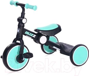 Трехколесный велосипед Lorelli Buzz Black Turquoise Foldable / 10050600009