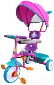Трехколесный велосипед с ручкой Moby Kids Принцесса / 649243