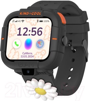 Умные часы детские Elari KidPhone / KP-MB-BLK от компании Товары с доставкой на дом. Top-shop. - фото 1