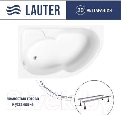 Ванна акриловая Lauter Geneva 170x105 / 2103170L от компании Товары с доставкой на дом. Top-shop. - фото 1