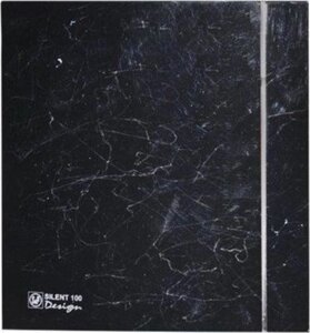 Вентилятор накладной Soler&Palau Silent-100 CHZ Marble Black Design / 5210402300-434900