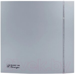 Вентилятор накладной Soler&Palau Silent-100 CZ Silver Design Swarowski / 5210622400