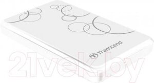 Внешний жесткий диск Transcend StoreJet 25A3 1TB White (TS1TSJ25A3W)