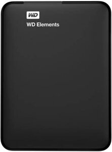 Внешний жесткий диск Western Digital Elements Portable 1TB (WDBUZG0010BBK)