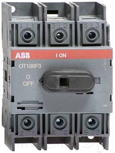 Выключатель нагрузки ABB OT100F3 100а 3P 4M / 1SCA105004R1001