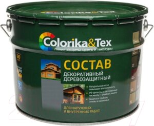 Защитно-декоративный состав Colorika & Tex 10л