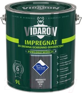 Защитно-декоративный состав Vidaron Impregnant V16 Антрацит