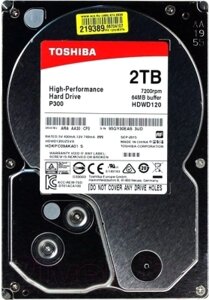 Жесткий диск toshiba P300 2TB (HDWD120UZSVA)