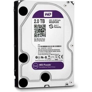 Жесткий диск Western Digital Purple 2TB (WD20PURX)