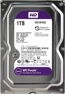 Жесткий диск Western Digital WD10PURZ Purple