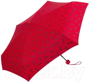 Зонт складной Moschino 8018-Superminic Logo Red