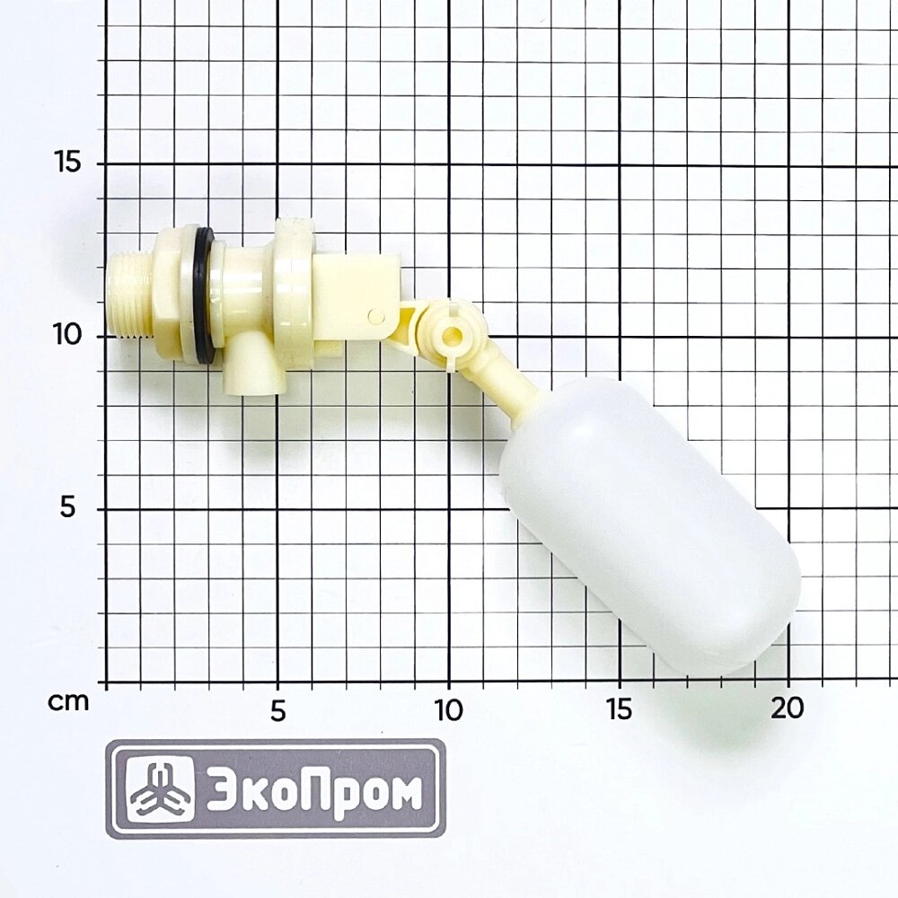 Клапан поплавковый G3/4 пластик овал, L=195 мм от компании ООО " Манипак" - фото 1