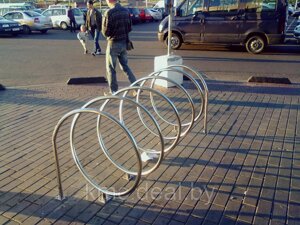 Велопарковка спираль