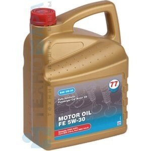 77 Lubricants Motor Oil FE 5W-30 (5 л) 4220817700 Синтетическое моторное масло (Нидерланды) от компании ООО «Техномара» - фото 1