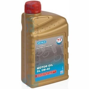 77 Lubricants Motor Oil SL 5W-40 (1 л) 4222077700 Полусинтетическое моторное масло (Нидерланды) от компании ООО «Техномара» - фото 1