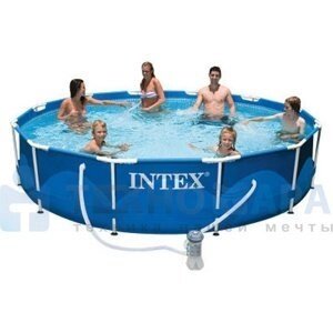 Бассейн с комплектом 366х76 см, Metal Frame, Intex 28212/56996 от компании ООО «Техномара» - фото 1