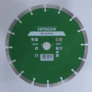 Диск отрезной алмазный (универсальный) 230х22,2х10 Hitachi 752815 (Япония)