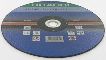 Диск отрезной по металлу 230х22,2x3 Hitachi 752515 (Япония) от компании ООО «Техномара» - фото 1