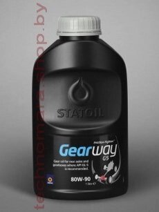 GearWay G5 80W-90 Минеральное трансмиссионное масло (1 л) Statoil 72 (Норвегия) от компании ООО «Техномара» - фото 1