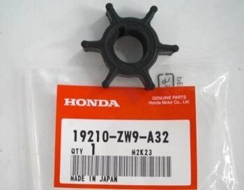 Крыльчатка водяной помпы Honda BF15/BF20 19210-ZW9-A32 (Япония) от компании ООО «Техномара» - фото 1