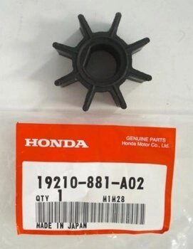 Крыльчатка водяной помпы Honda BF4.5/BF5/BF8A 19210-881-A02 (Япония) от компании ООО «Техномара» - фото 1