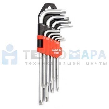 Набор ключей TORX из 9 предметов Yato YT-0511 (Польша) от компании ООО «Техномара» - фото 1