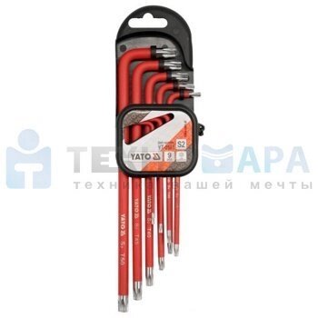 Набор ключей TORX из 9 предметов Yato YT-0563 (Польша) от компании ООО «Техномара» - фото 1