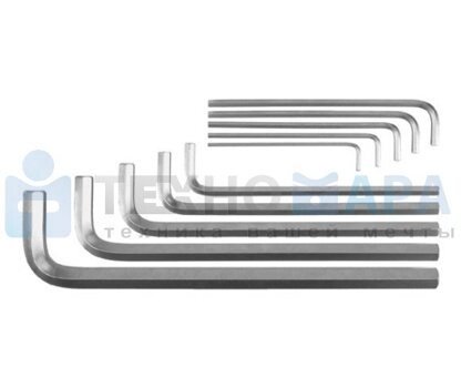 Набор шестигранников из 10 предметов в металлическом кейсе Yato YT-0519 (Польша) от компании ООО «Техномара» - фото 1