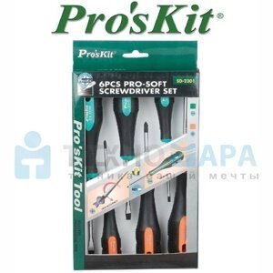 Набор плоских и крестообразных отверток Pro’sKit, SD-2301