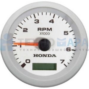 Тахометр со счетчиком моточасов белый Honda BF25 - BF250 37253-ZW5-000ZB