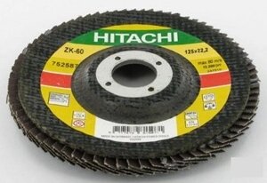 Диск шлифовальный лепестковый 125x22,2 K60 Hitachi 752587