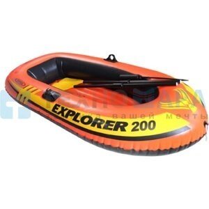 Лодка надувная двухместная 185х94 см, Explorer 200, Intex 58331NP