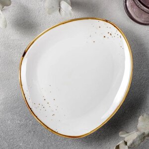 Блюдо фарфоровое для подачи Magistro «Церера», 2118,7 см, цвет белый