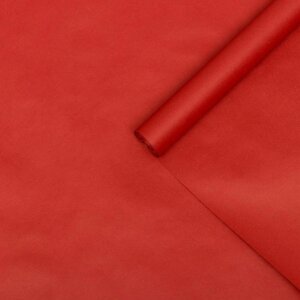 Бумага упаковочная крафт, красная, 0,70 х 10 м, 70 г/м²м2