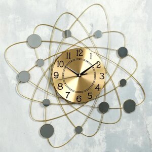 Часы настенные, серия: Ажур, "Носталия", d-60 см, циферблат 22 см