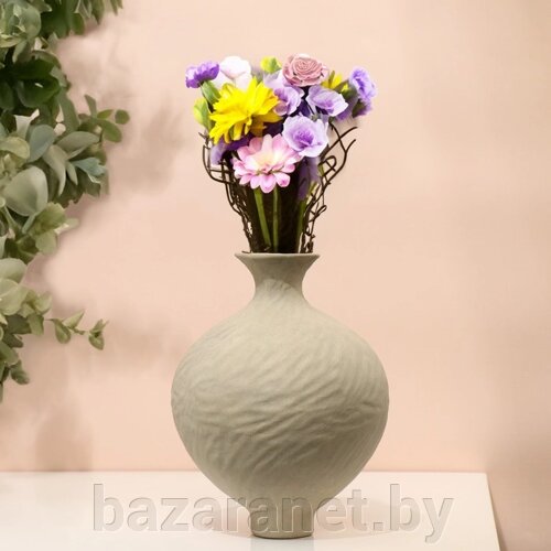 Декоративная ваза «Art», цвет белый