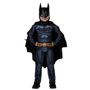 Карнавальный костюм "Бэтмэн" с мускулами черный р. 104-52