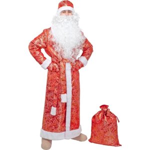 Карнавальный костюм «Дед Мороз», парча, р. 52-54